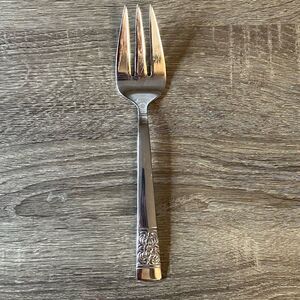 Reed & Barton Harvest Bouquet 18/10 Stainless Cold Meat Serving Fork Replacement